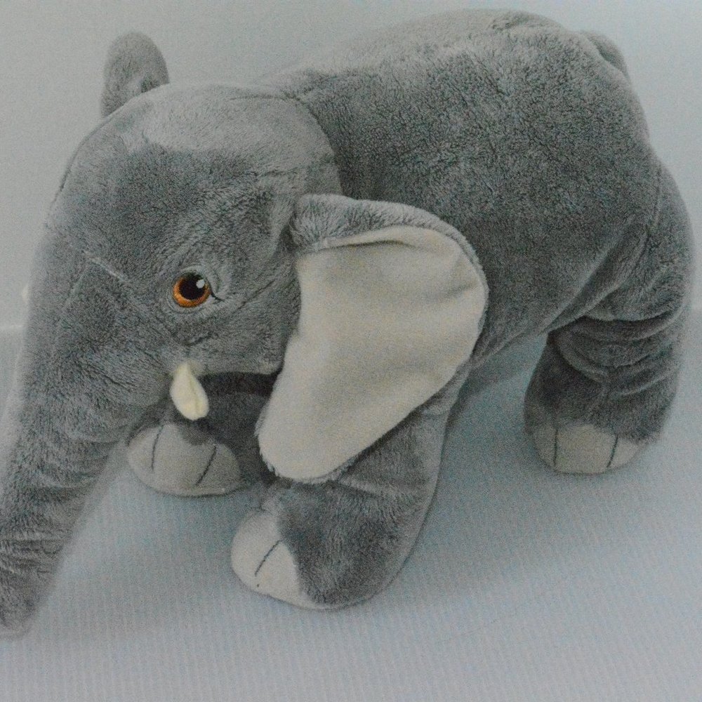 Kohls Cares Nancy Tillman Gray Plush Elephant Stuffed Animal Toy Figure 12"